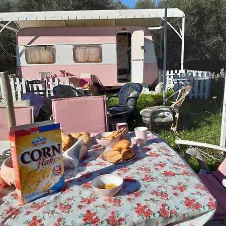 Campsite Mary 's Retro Caravan Eratini